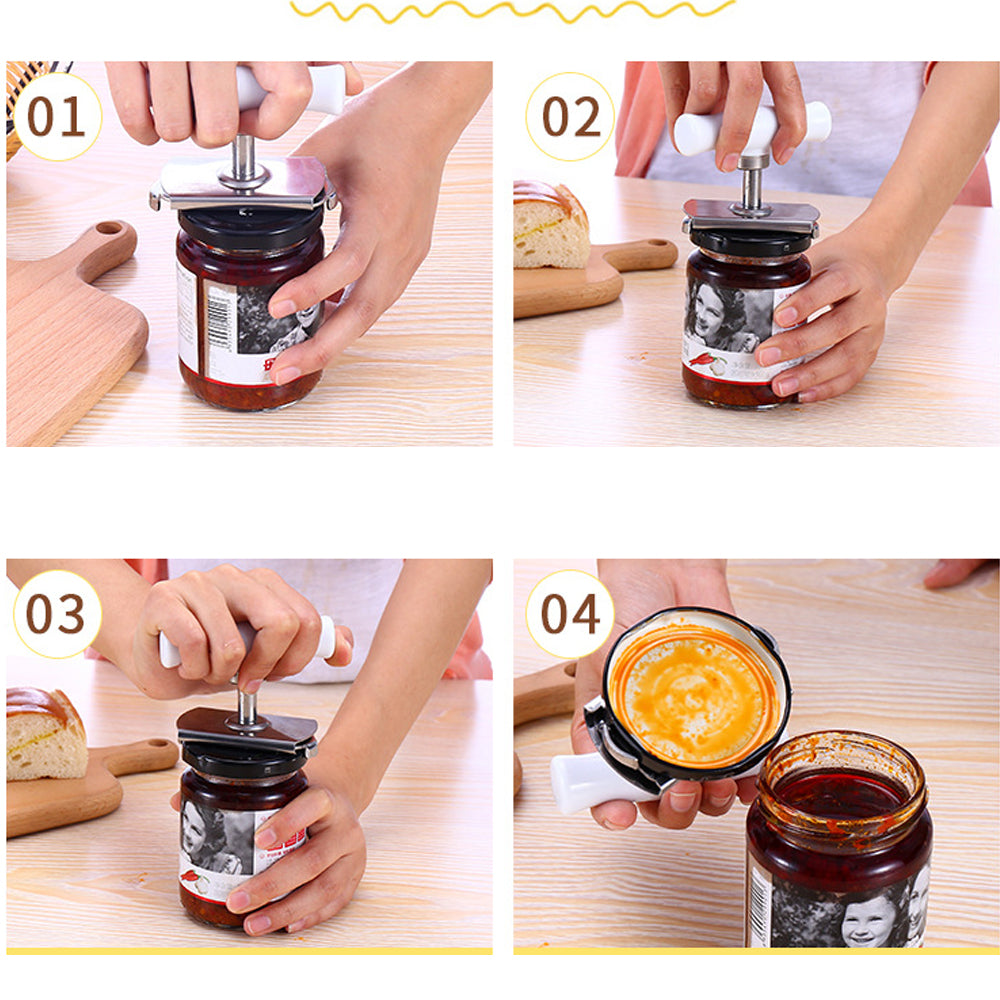 Multi-function Bottle Under Cabinet Can Opener Versatile Jar