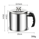 Load image into Gallery viewer, Stainless Steel Oil Strainer Pot With Filter
