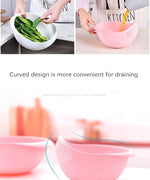 Load image into Gallery viewer, Silicone Colander Rice Bowl
