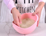 Load image into Gallery viewer, Silicone Colander Rice Bowl
