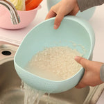 Load image into Gallery viewer, Silicone Colander Rice Bowl
