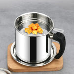 Load image into Gallery viewer, Stainless Steel Oil Strainer Pot With Filter
