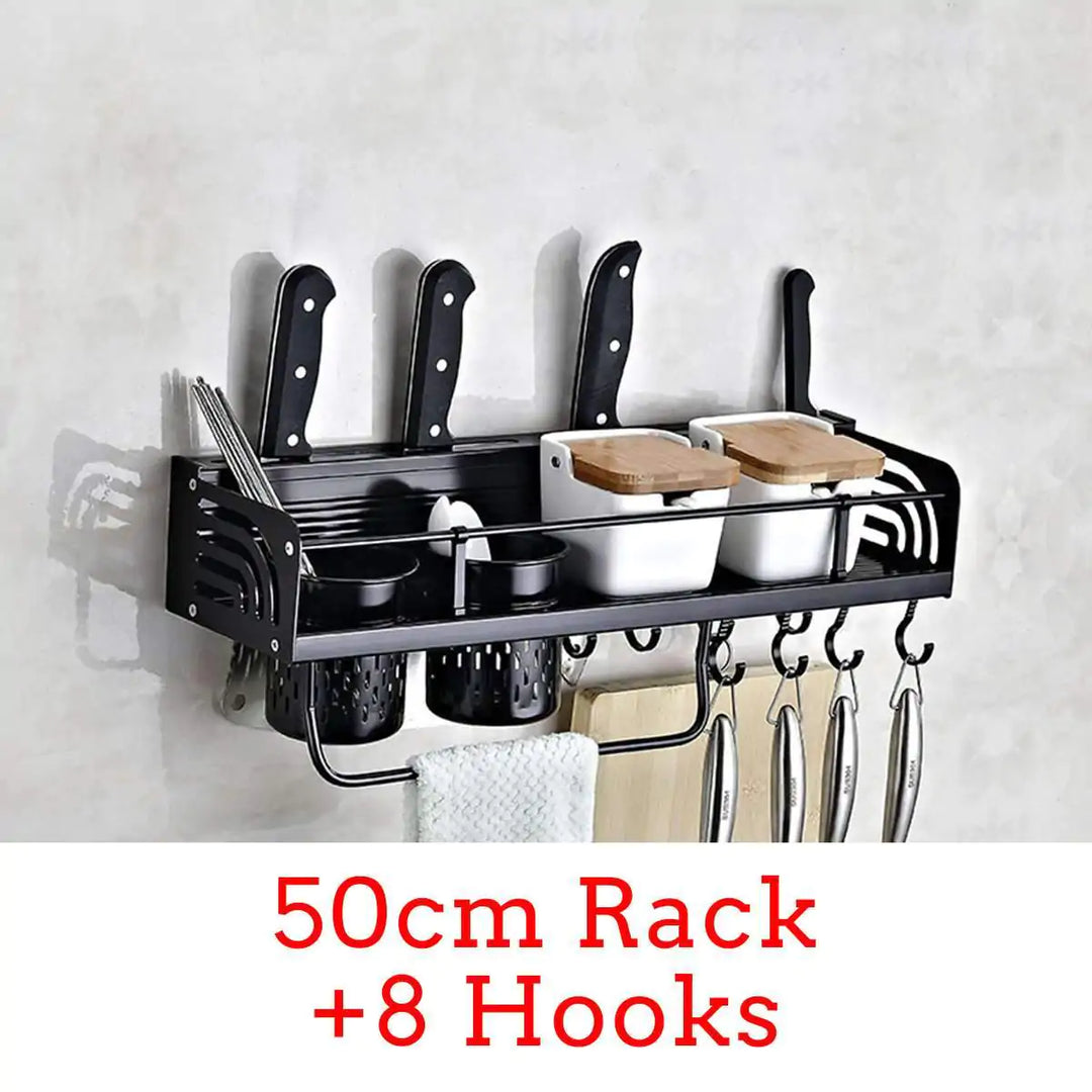 Wall-Mounted Kitchen Rack