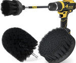 Load image into Gallery viewer, Scrub Cleaning Drill Brush Black Set
