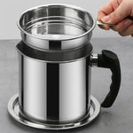 Load image into Gallery viewer, Stainless Steel Oil Strainer Pot With Filter
