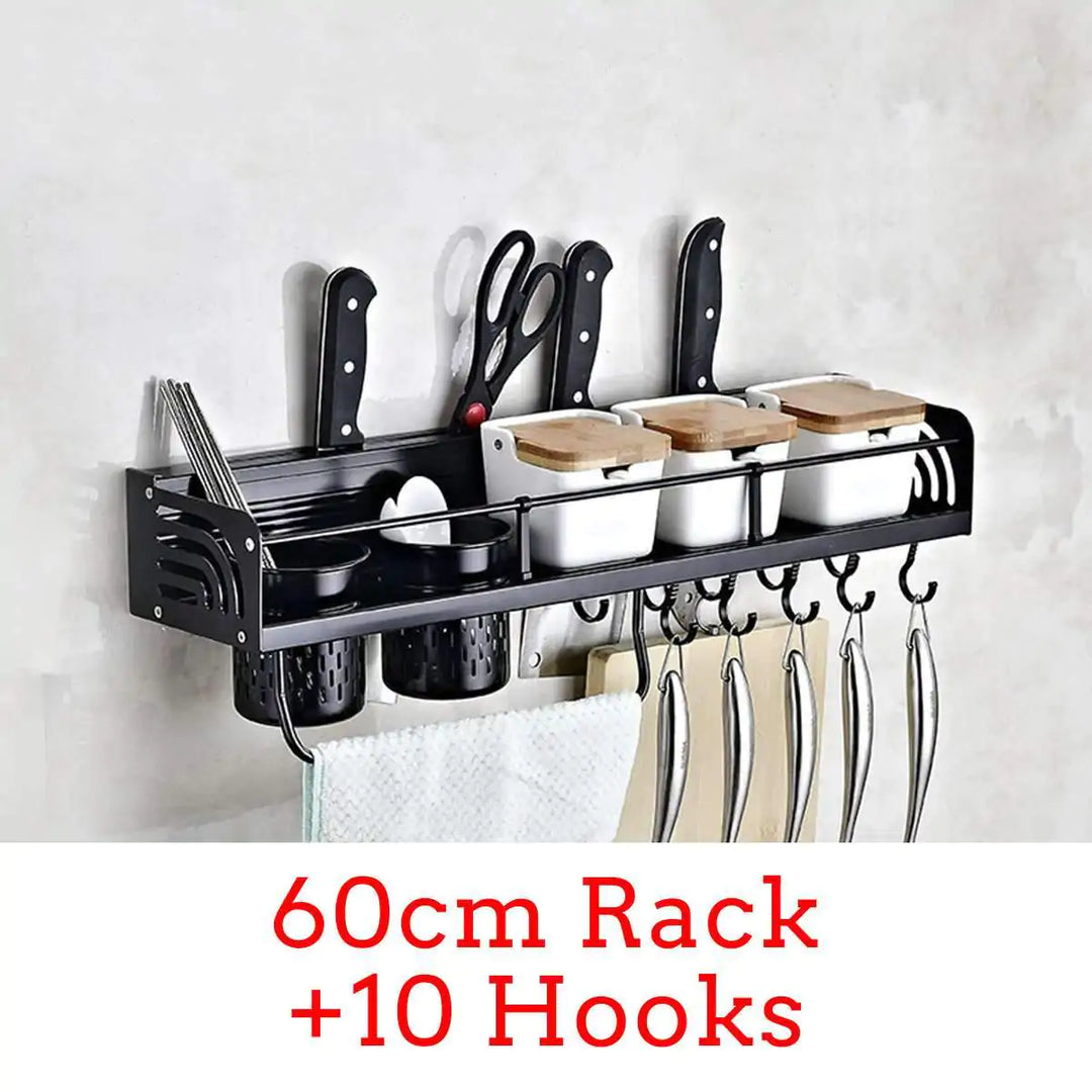 Wall-Mounted Kitchen Rack