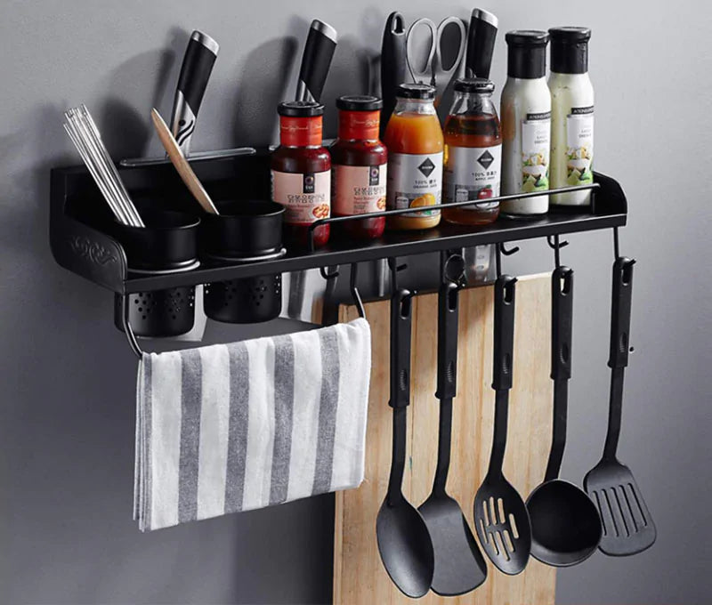 Wall-Mounted Kitchen Rack