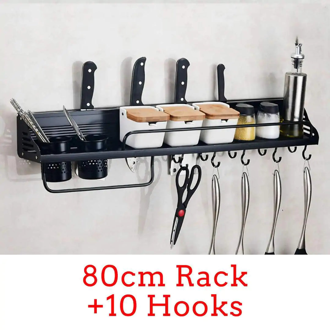 Wall-Mounted Kitchen Rack