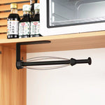 Load image into Gallery viewer, Stainless Steel Paper Towel Rack Kitchen Roll Paper Rack No Punching
