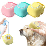 Load image into Gallery viewer, Soft Silicone Dog Massage Shampoo Brush