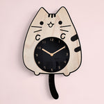 Load image into Gallery viewer, 3D Wooden Cartoon Cats Wall Clock