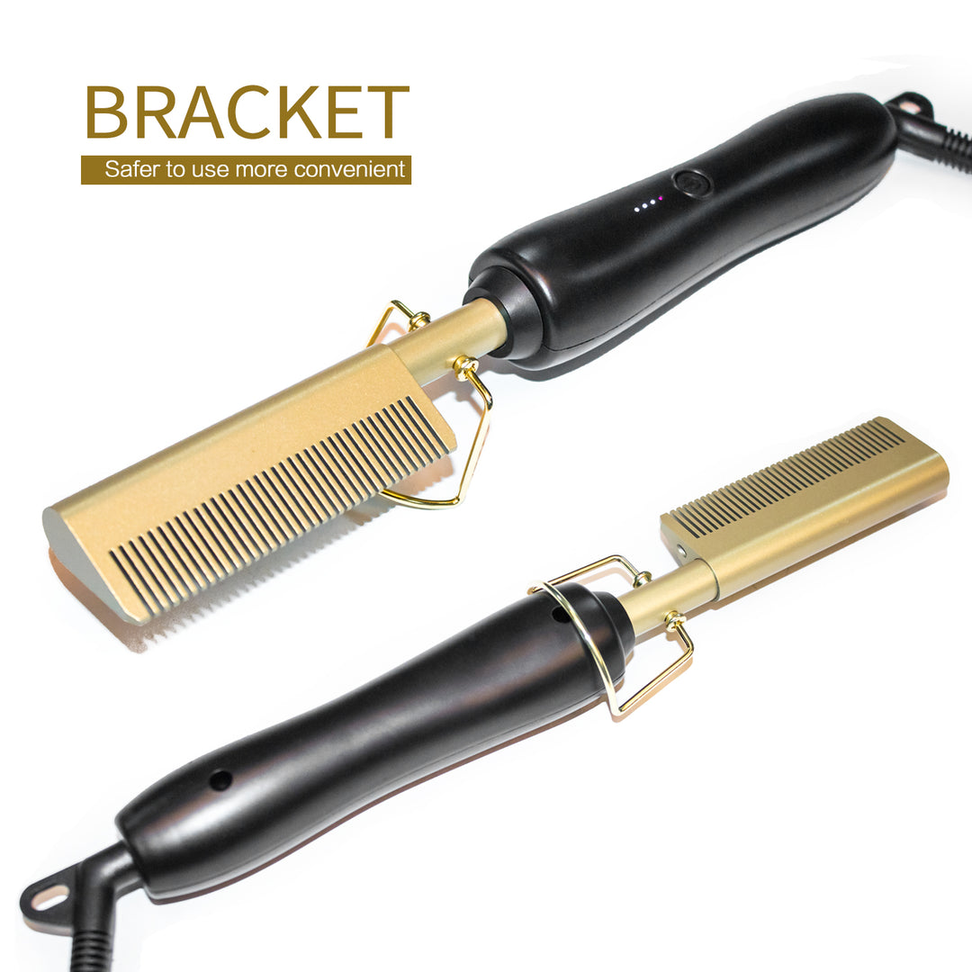 Hair Straightener Brush Comb - stuffsnshop