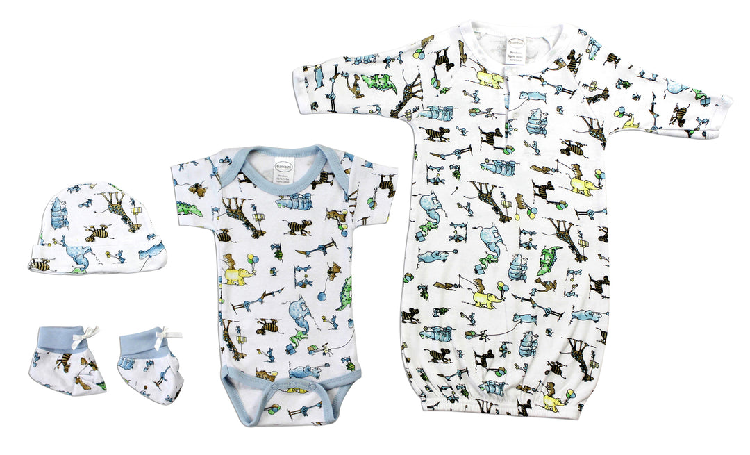 4 pc Layette Baby Shower Gift Set