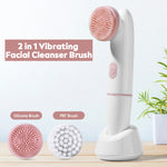 Load image into Gallery viewer, 2-in-1 Silicone Sonic Facial Brush