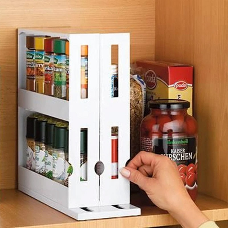 Rotating and Pull Out Shelf