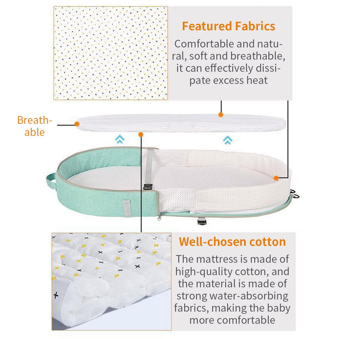 Portable Folding Newborn Bionic Crib