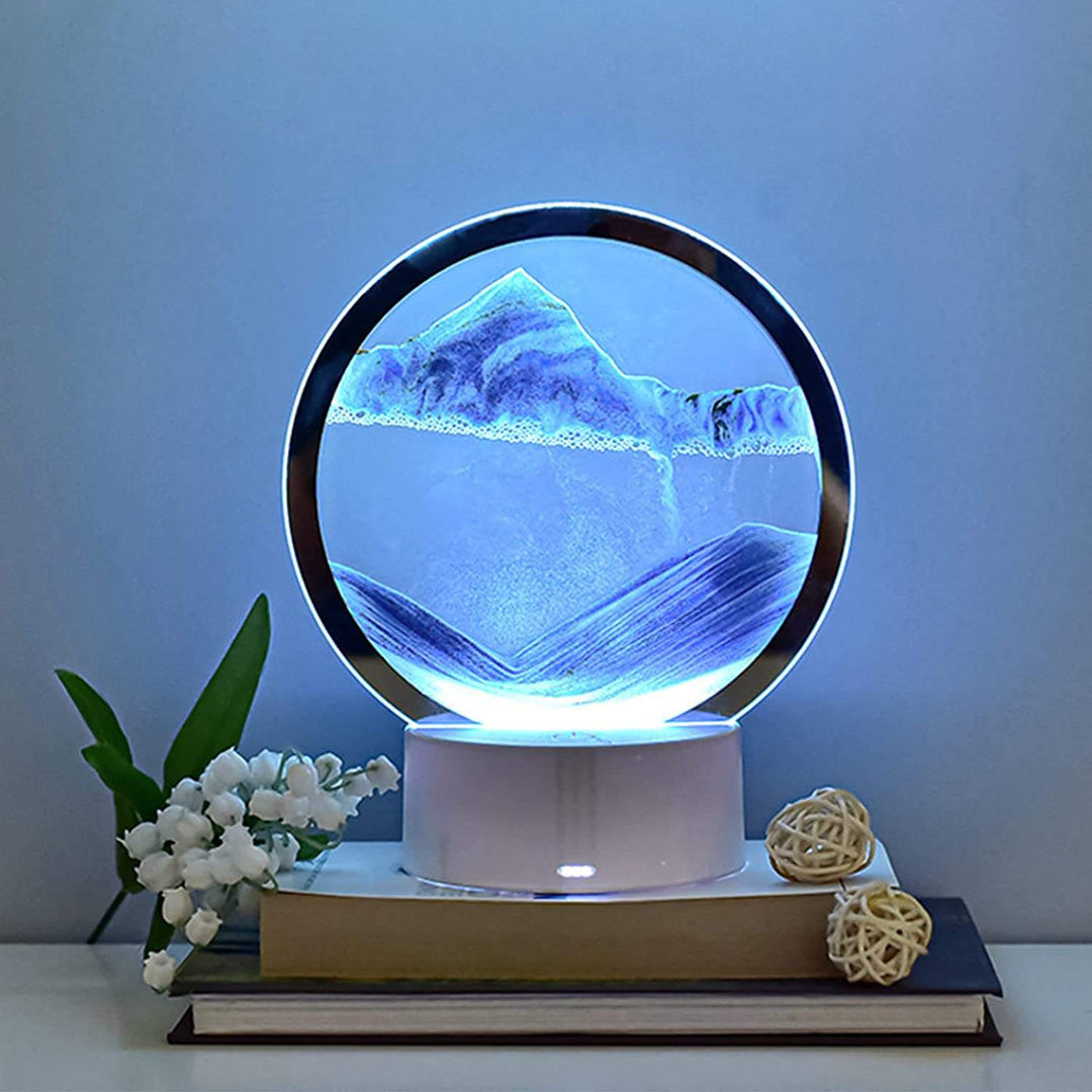 Dynamic Hourglass Lamp Tabletop