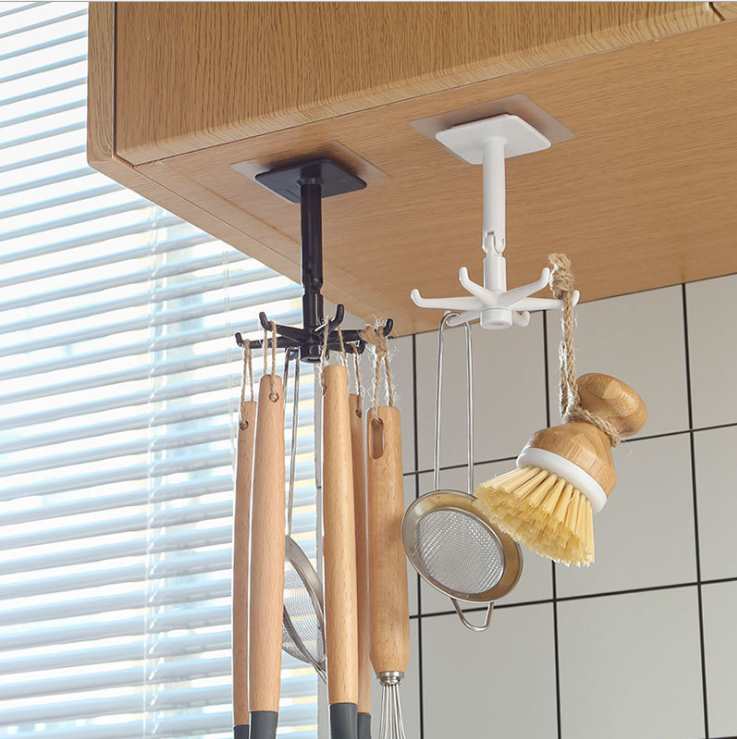 360 Degrees Rotated Kitchen Hooks eprolo