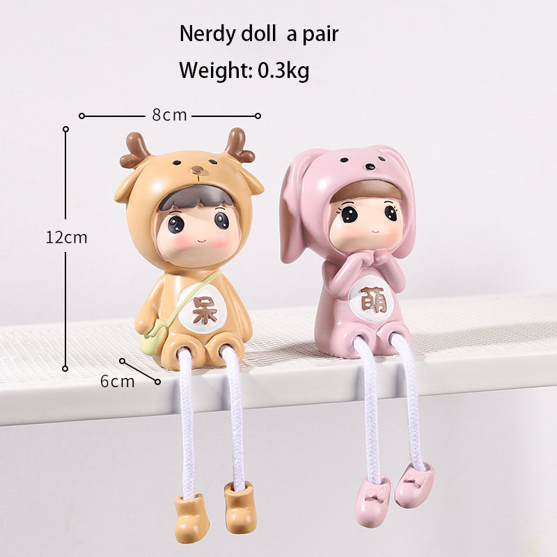Cute Cartoon Hanging Feet Doll Ornaments