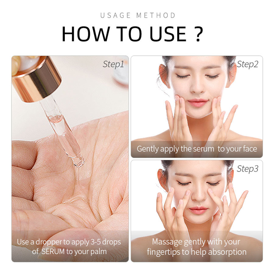 LAIKOU Serum Anti-Aging Hyaluronic Acid  Vitamin C Anti Wrinkle Face Serum Care Skin