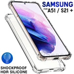 Load image into Gallery viewer, Luxury Silicone Clear Phone Case For Samsung Galaxy S21 S22 Ultra S20 FE A12 A52s 5g A53 S10 Plus A50 A52 A32 A51 A71 A72 Cover eprolo