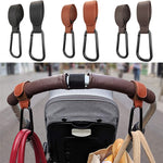Load image into Gallery viewer, Leather Baby Bag Stroller Hook