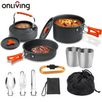 Load image into Gallery viewer, Aluminum Alloy Outdoor Camping Cookware Set