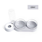 Load image into Gallery viewer, Pet Bowl Double Bowls Food Water Feeder With Auto Water Dispenser