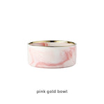 Load image into Gallery viewer, Marbling Ceramic Double Bowl For Pet